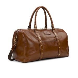 Patricia Nash Milano distressed leather weekender bag